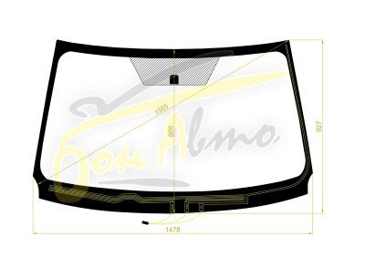 Стекло лобовое TOYOTA HARRIER 2013-2020 (XU60-RHD) обогрев щеток 
Бренд: BENSON