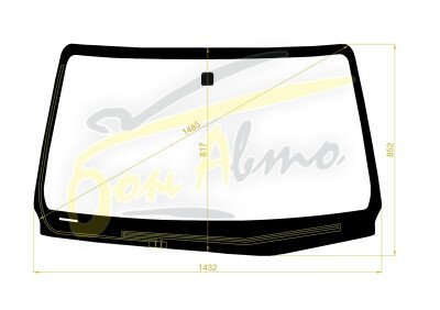 Стекло лобовое TOYOTA FORTUNER 2015- (AN160-LHD) обогрев щеток молдинг, антенна, фурнитура, 
Бренд: BENSON