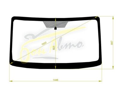 Стекло лобовое ISUZU D-MAX 2012- () 
Бренд: КМК с синей полосой