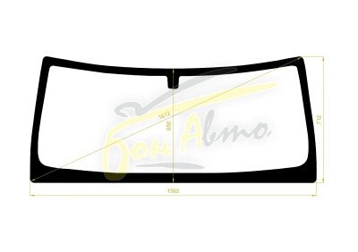 Стекло лобовое LAND ROVER DISCOVERY 1998-2004 (L318) 
Бренд: BSG с зеленой полосой