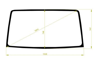 Стекло лобовое FOTON FORLAND 2005- (1046-std-1538*747*1604) 
Бренд: BSG