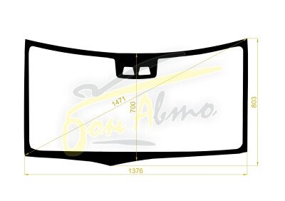 Стекло лобовое DAIHATSU TANTO 2013-2019 (LA600-RHD) место под 2 камеры 
Бренд: BENSON