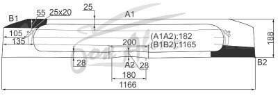 Стекло заднее с обогревом TOYOTA PRIUS 2009-2015 (ZVW30) низ 
Бренд: BENSON
