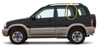 Стекло боковое MAZDA PROCEED LEVANTE 1997-1999 (TJ52-5d) RQ/LH 
Бренд: BENSON Тонированное