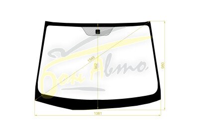 Стекло лобовое TOYOTA ISIS 2004-2017 (XM10-RHD) фурнитура, 
Бренд: FYG