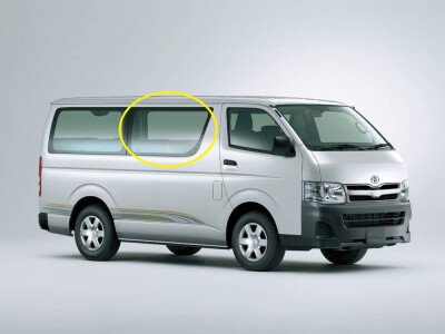 Стекло боковое TOYOTA HIACE 2004-2019 H200-L/R-1310*566 SF/RH/X 
Бренд: BENSON