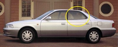 Стекло боковое TOYOTA VISTA 1994-1998 SV40-h/t RD/LH 
Бренд: BSG