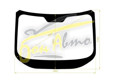 Стекло лобовое FORD TRANSIT CONNECT 2012- () молдинг, акустическое, 
Бренд: BENSON с синей полосой