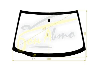 Стекло лобовое NISSAN TEANA 2003-2008 (J31-RHD) обогрев щеток 
Бренд: BENSON с синей полосой