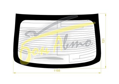 Стекло заднее с обогревом INFINITI G35 2006-2014 (V36-4d sed) 
Бренд: BSG