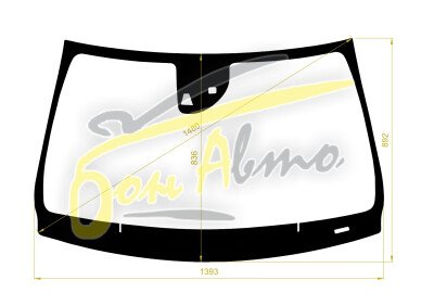 Стекло лобовое MERCEDES GLA-CLASS 2013-2020 (X156-RHD) место под 1 камеру с обогревом, место под датчик дождя, 
Бренд: ZDG