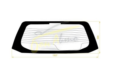 Стекло заднее с обогревом MITSUBISHI MIRAGE DINGO 1998-2002 (CQ) 
Бренд: BENSON