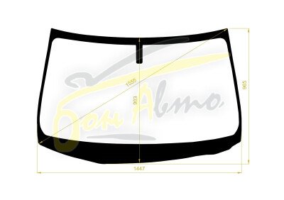 Стекло лобовое NISSAN X-TRAIL 2007-2014 (T31-RHD) 
Бренд: ZDG с синей полосой