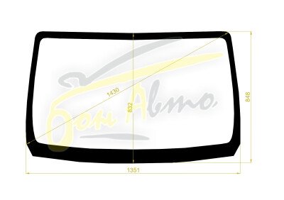 Стекло лобовое Daihatsu XENIA 2003-2011 (F600) 
Бренд: FYG