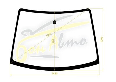 Стекло лобовое MAZDA PREMACY 1999-2005 (CP) 
Бренд: YHG с синей полосой