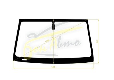 Стекло лобовое ISUZU AXIOM 2002-2004 (LHD) 
Бренд: КМК с синей полосой