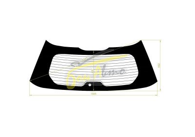 Стекло заднее с обогревом HONDA ELYSION 2003-2013 (RR6-2007-PRESTIGE) 1 отверстие 
Бренд: FYG