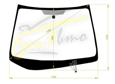 Стекло лобовое HONDA STREAM 2006-2014 (RN6-RHD) обогрев щеток 
Бренд: BENSON