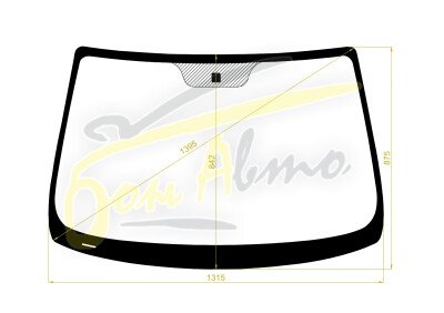 Стекло лобовое NISSAN MICRA 2002-2010 (K12) 
Бренд: BSG с синей полосой
