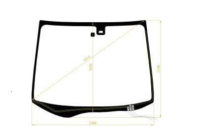Стекло лобовое HONDA ODYSSEY 2003-2008 (RB1-RHD) обогрев щеток, место под датчик дождя, 
Бренд: BENSON