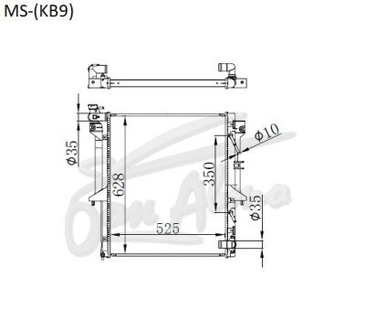 Радиатор MITSUBISHI TRITON 2006-2015 (KB9T) (6G74) 
Бренд: TONGSHI PL26AT