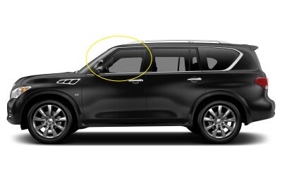 Стекло боковое INFINITI QX80 2010-2024 Z62 LFD/LH фурнитура, 
Бренд: BENSON