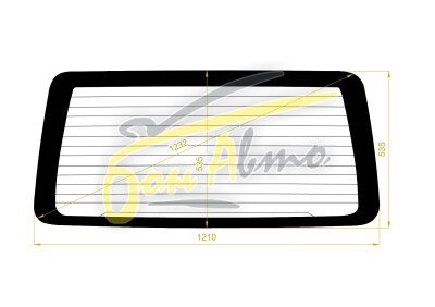 Стекло заднее с обогревом DAIHATSU ATRAI 2005- (S320) 
Бренд: BENSON