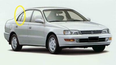 Стекло боковое TOYOTA CORONA 1992-1996 (#T19#) RQ/RH 
Бренд: BSG