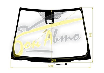 Стекло лобовое TOYOTA VITZ 2011-2020 (NSP130-2017) обогрев щеток, место под 1 камеру, 
Бренд: BENSON