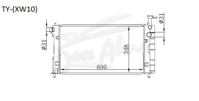 Радиатор TOYOTA PRIUS 1997-2003 (NH10) (1NZ) 
Бренд: TONGSHI PL16