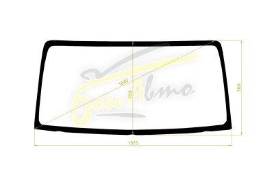 Стекло лобовое MAZDA TITAN 1999- (W610-1575*768*1640) 
Бренд: BENSON с синей полосой