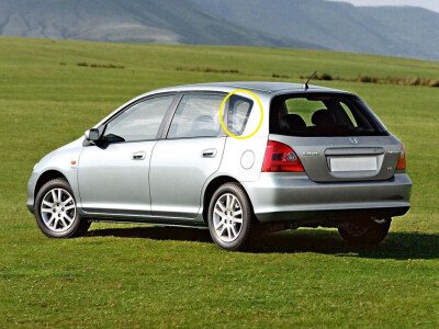 Стекло боковое HONDA CIVIC 2000-2005 EU1 SW/LH/X 
Бренд: BSG