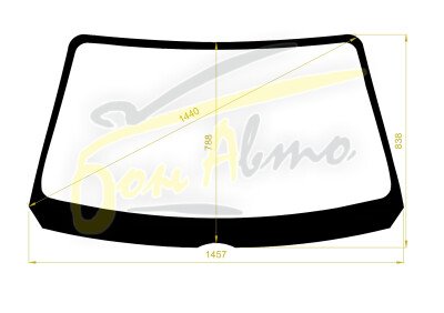 Стекло лобовое NISSAN LAUREL 1989-1993 (C33) 
Бренд: BSG
