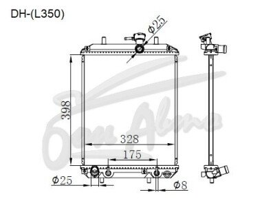 Радиатор DAIHATSU ESSE 2005-2011 (L235S) (KF) 
Бренд: TONGSHI PL16AT