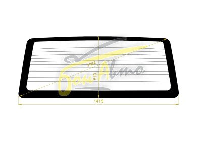 Стекло заднее с обогревом MAZDA MPV 1990-1995 (LV-low) 
Бренд: BSG