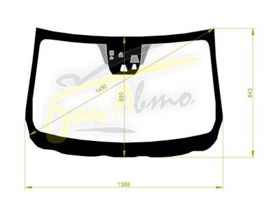 Стекло лобовое MAZDA CX-3 2014- (DK-LHD) место под 3 камеры, место под датчик дождя, 
Бренд: BENSON