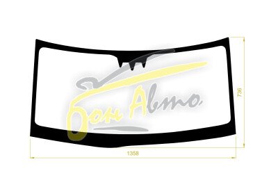 Стекло лобовое DAIHATSU MOVE CANBUS 2022- (LA850-RHD) место под 2 камеры 
Бренд: BENSON