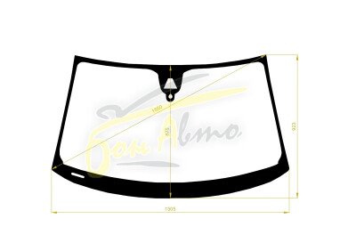 Стекло лобовое AUDI S7 2012- (4G8) место под 1 камеру, место под датчик дождя, 
Бренд: КМК с синей полосой