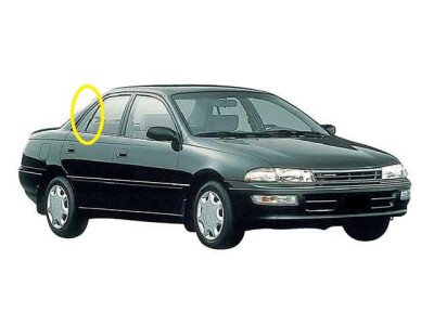 Стекло боковое TOYOTA CARINA 1992-1996 AT190 RQ/RH 
Бренд: BSG