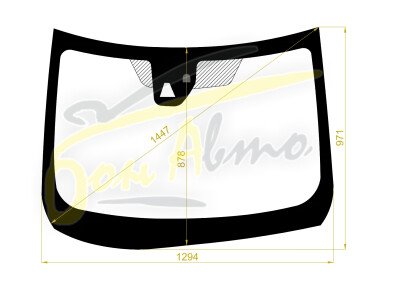 Стекло лобовое NISSAN DAYZ 2019- (B45W-RHD) место под 1 камеру 
Бренд: BENSON