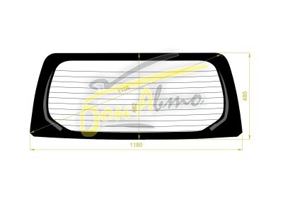 Стекло заднее с обогревом SUZUKI WAGON R 2008-2012 (MH23S-2011) 
Бренд: BENSON