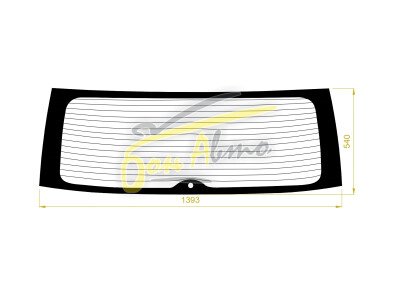 Стекло заднее с обогревом VOLKSWAGEN TOUAREG 2010-2018 (7P5) 1 отверстие 
Бренд: BSG