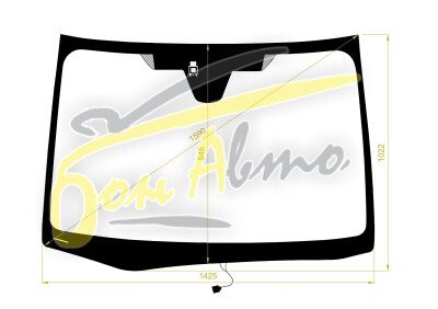 Стекло лобовое SUBARU XV 2011-2016 (GP-RHD-2015) обогрев щеток, место под 2 камеры, место под датчик дождя (слева), 
Бренд: ZDG