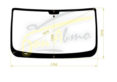 Стекло лобовое PEUGEOT BOXER 2006- () 
Бренд: ZDG с серой полосой