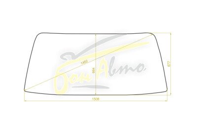 Стекло лобовое TOYOTA LAND CRUISER 1990-1997 (FJ80) 
Бренд: ZDG Бронзовый оттенок с коричневой полосой