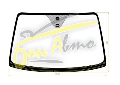 Стекло лобовое CHEVROLET LACETTI 2004-2013 (J200-5d h/b) обогрев щеток, место под датчик дождя, антенна, фурнитура, 
Бренд: BENSON