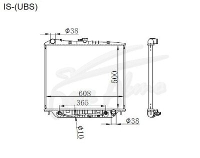 Радиатор OPEL MONTEREY 1991- (UBS) (6VD1,6VE1,4JG2,4JX1) 
Бренд: TONGSHI PL32AT