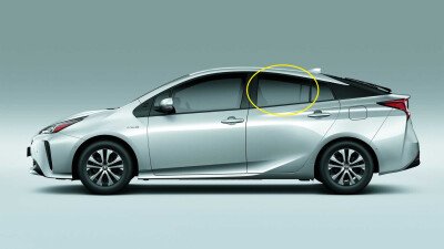 Стекло боковое TOYOTA PRIUS 2015- ZVW50 RD/LH фурнитура, 
Бренд: BENSON