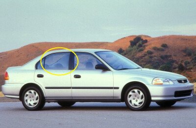 Стекло боковое HONDA CIVIC 1995-2000 EK5-4d/5d RD/RH 
Бренд: BSG