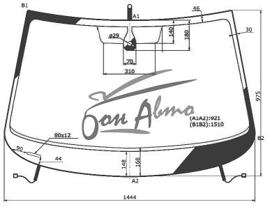 Стекло лобовое SKODA OCTAVIA 2013- (5E-wag) полный обогрев, место под датчик дождя, 
Бренд: КМК